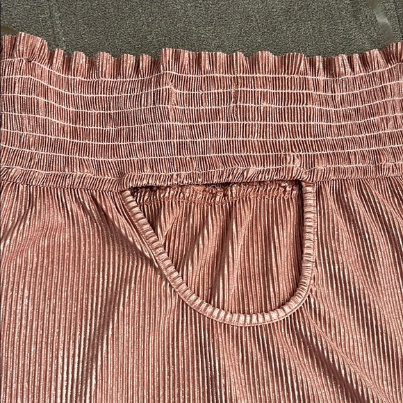 I.N. San Francisco Pink Smocked Blouse - Picture 6 of 9